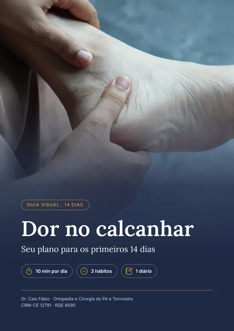 Capa do guia Plano de 14 dias para dor no calcanhar